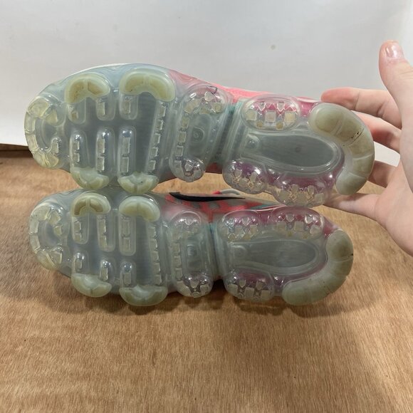 Nike Air Vapormax 2019 Women Size 8.5 Running Shoes Grey Pink AR6632-007 - Picture 7 of 9